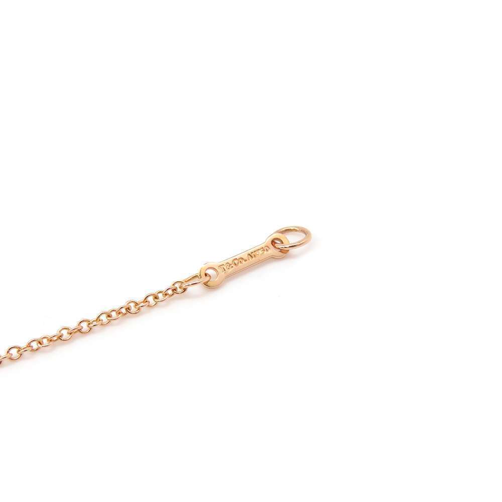 Tiffany Necklace Loving Heart Pendant Paloma Picasso Diamond Pink Gold